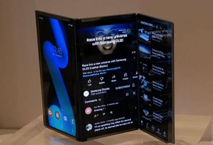 Üç katlı telefon ABD’de testlere başladı