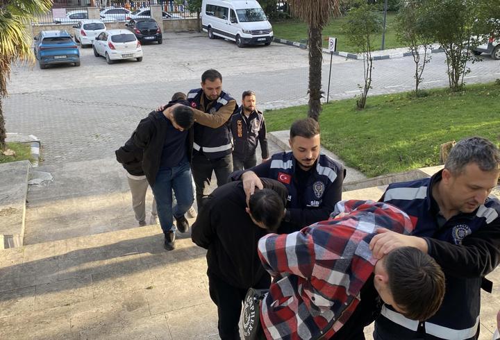 Samsun merkezli 5 ilde nitelikli dolandırıcılığa 9 gözaltı