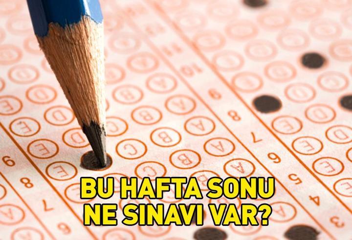 Hafta sonu ne sınavı var? 22-23 KASIM SINAVLARI: ATA AÖF, ALES...