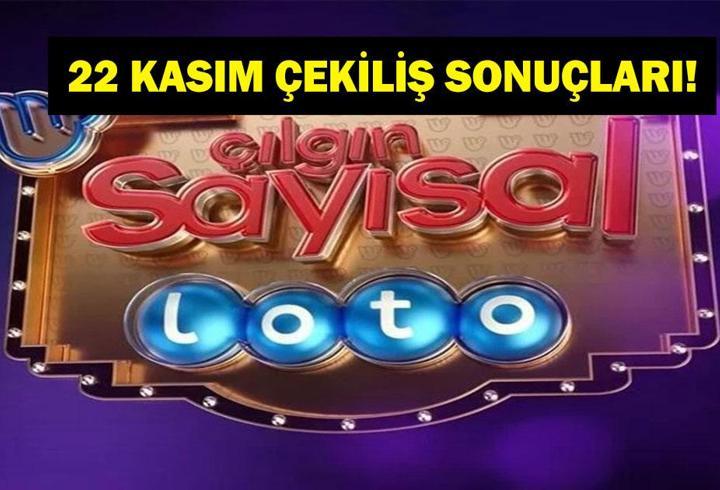 22 KASIM SAYISAL LOTO SONUÇLARI: Çılgın Sayısal Loto'da Kim, Ne Kadar Kazandı? İşte 22 Kasım Milli Piyango Sayısal Loto Sonuçları Sorgulama Ekranı!