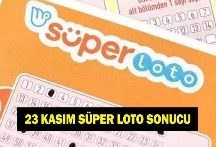 SÜPER LOTO SONUÇLARI EKRANI 23 KASIM! MPİ Süper Loto canlı izleme linki