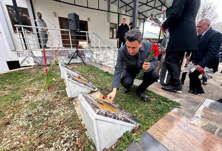 Tunceli'de 6 şehit öğretmen anıldı