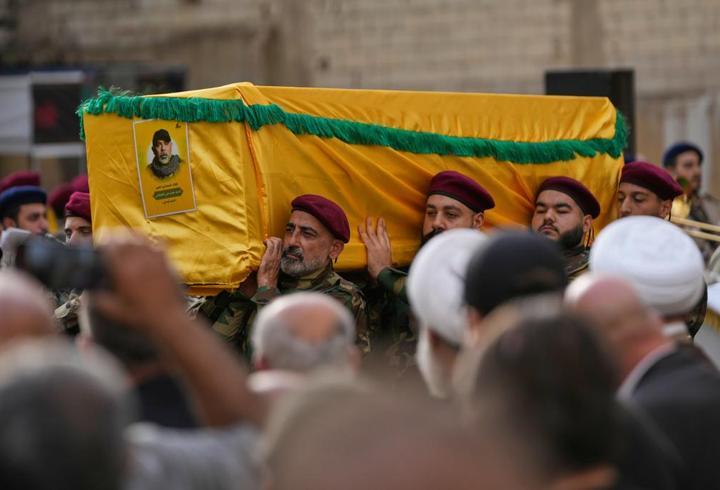 Lübnan'da Hizbullah'ın iki numarası için tören