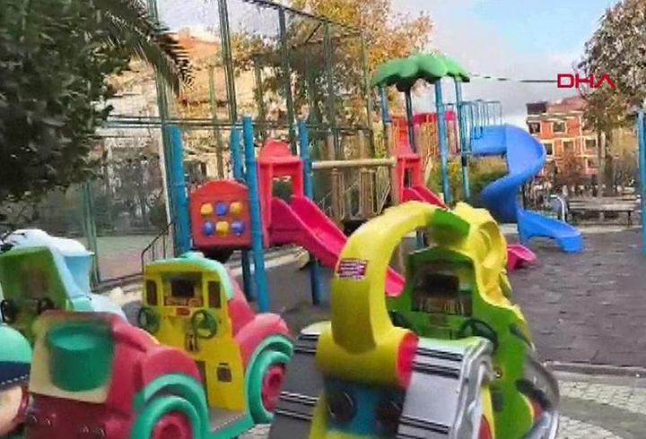 5 çocuğu parkta elektrik çarptı