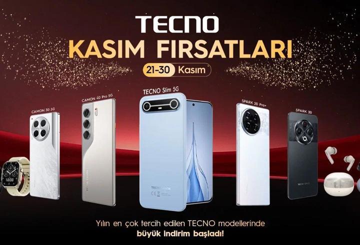 Black Friday’in yıldızı: TECNO akıllı telefonlar