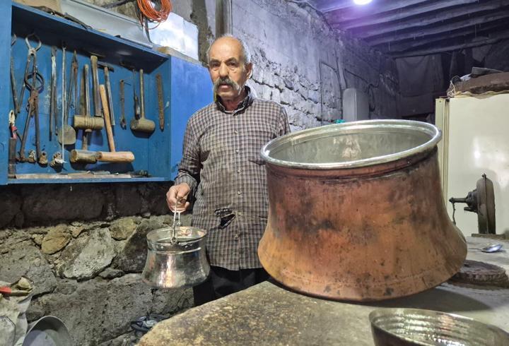 70 yıldır bakır kalaylıyor