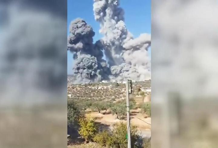 SON DAKİKA | İdlib'de şiddetli patlama: Çok sayıda kişi yaralandı