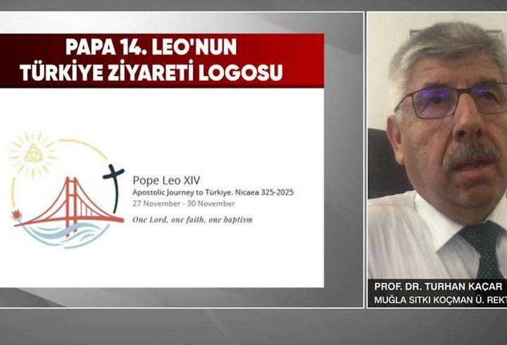 Uzman isim CNN TÜRK'te yorumladı: Papa 14. Leo’nun Türkiye ziyareti logosu
