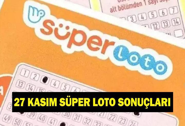 SÜPER LOTO SONUÇLARI 27 KASIM! MPİ Süper Loto canlı izleme linki