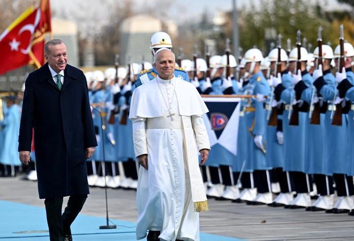 Dünya gözünü Ankara'ya çevirdi! Cumhurbaşkanı Erdoğan ve Papa Leo manşetlerde: Bölgesel güç Türkiye vurgusu