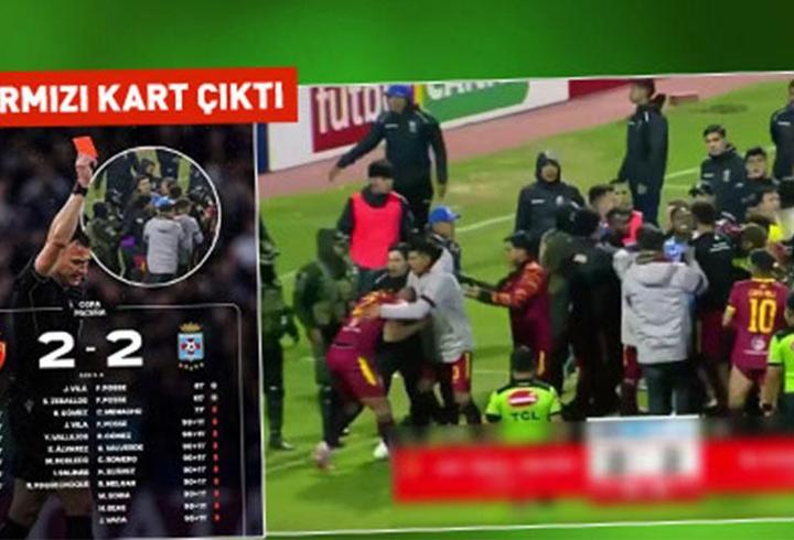 Futbol sahası ringe döndü! Kupa maçında 17 kırmızı kart çıktı