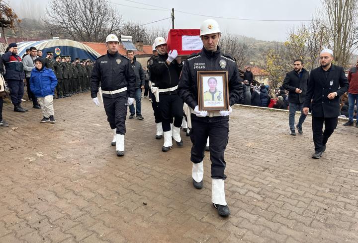 Şehit polis memuru, son yolculuğuna uğurlandı