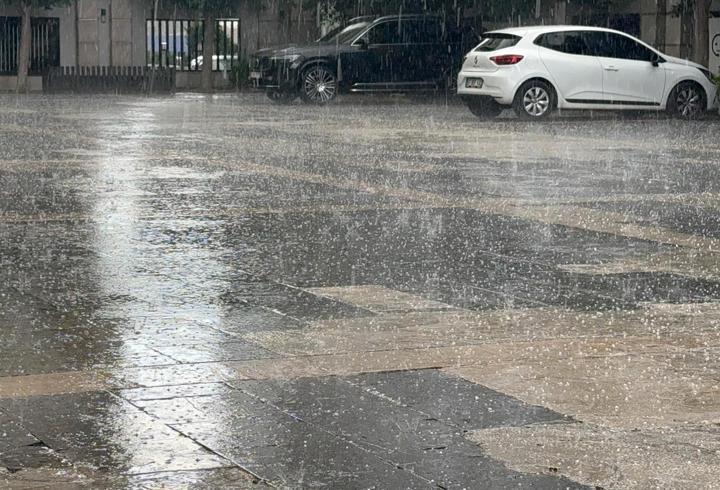 Antalya'da dolu yağışı