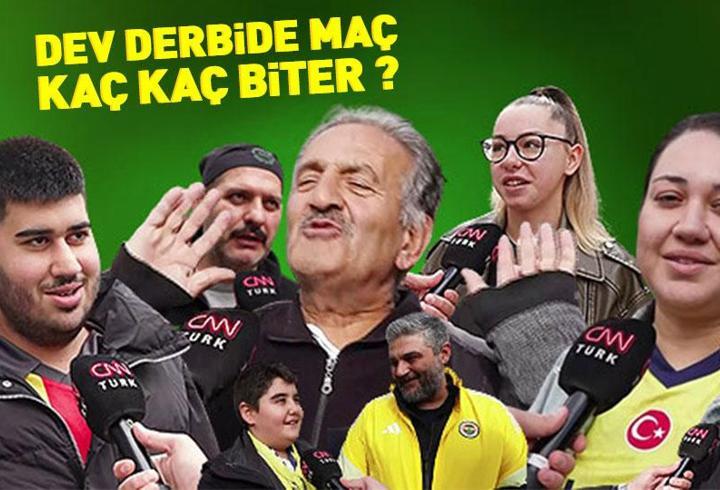 Fenerbahçe-Galatasaray derbisi kaç kaç biter? Taraftarlara sorduk, işte tahminleri...
