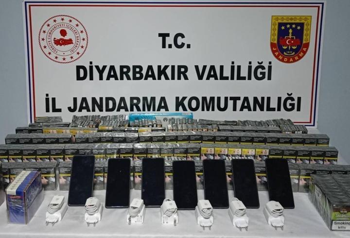 Diyarbakır’da kaçakçılık operasyonlarında 66 şüpheliye işlem