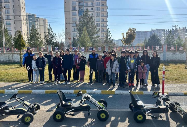 Mardin'de çocuklara trafik eğitimi verildi