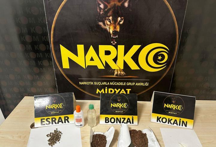 Mardin'de uyuşturucu operasyonu: 3 gözaltı 