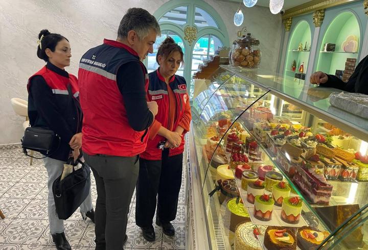 Hatay’da pastanelere gıda ve hijyen denetimi gerçekleştirildi 