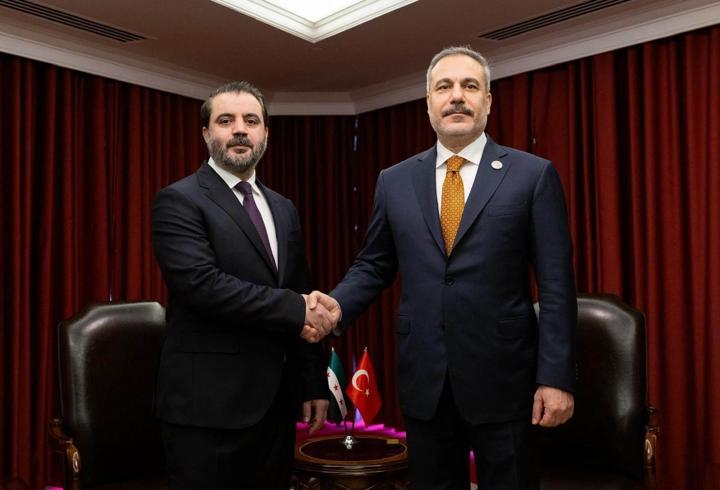 Dışişleri Bakanı Hakan Fidan, Suriyeli mevkidaşı Şeybani ile görüştü