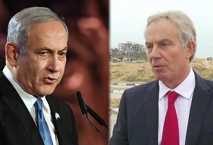Netanyahu Blair'le görüştü mü?