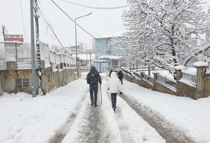 Van'ın 2 ilçesinde 11 yerleşim yeri kar nedeniyle ulaşıma kapandı