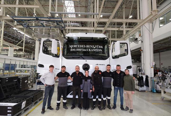 400 bininci kamyonunu üretti