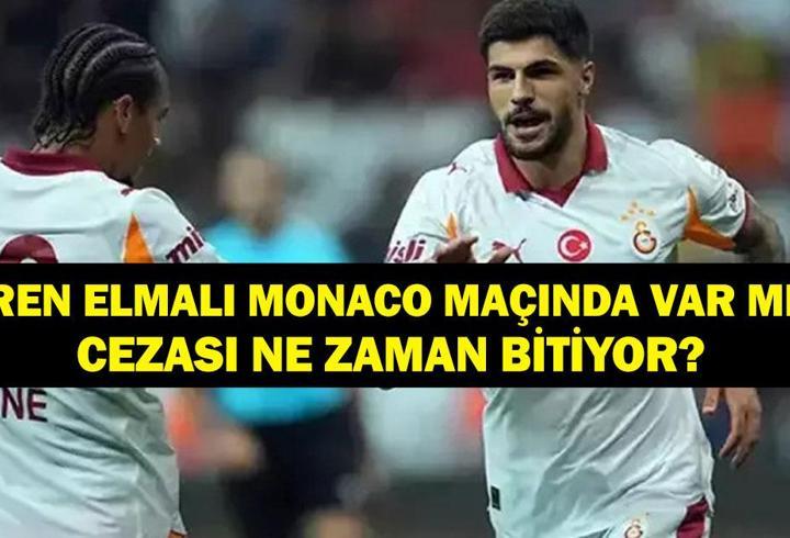 EREN ELMALI MONACO MAÇINDA VAR MI? Eren Elmalı'nın Cezası Ne Zaman Bitiyor? Şampiyonlar Ligi'nde Var Mı? Yasadışı Bahis Soruşturmasında Ceza Almıştı!