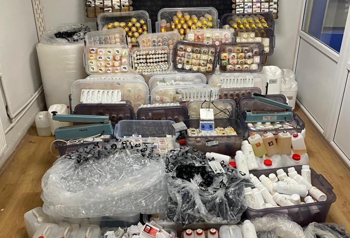 Sivas'ta kaçak tütün ürünleri imalathanesine operasyon