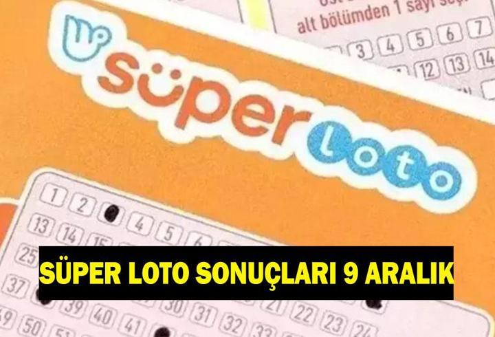 SÜPER LOTO SONUÇLARI 9 ARALIK! Süper Loto sonuç sorgulama ve canlı izleme linki