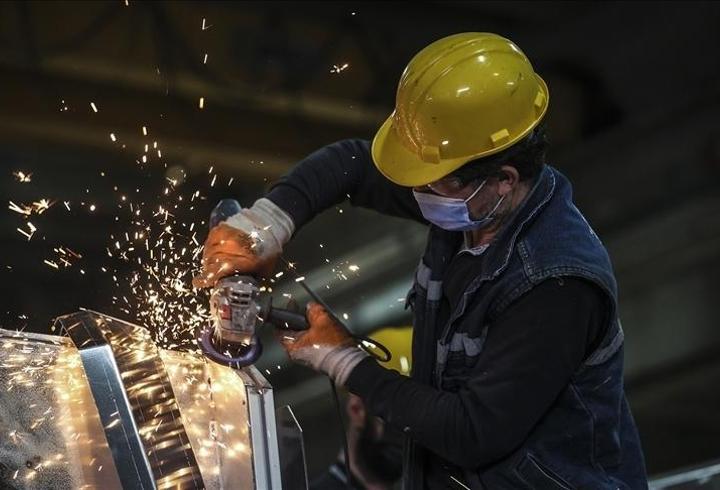 Sanayi üretim endeksi ekimde yıllık bazda arttı
