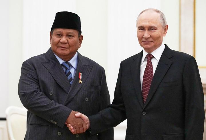 Endonezya Cumhurbaşkanı Subianto Moskova'da