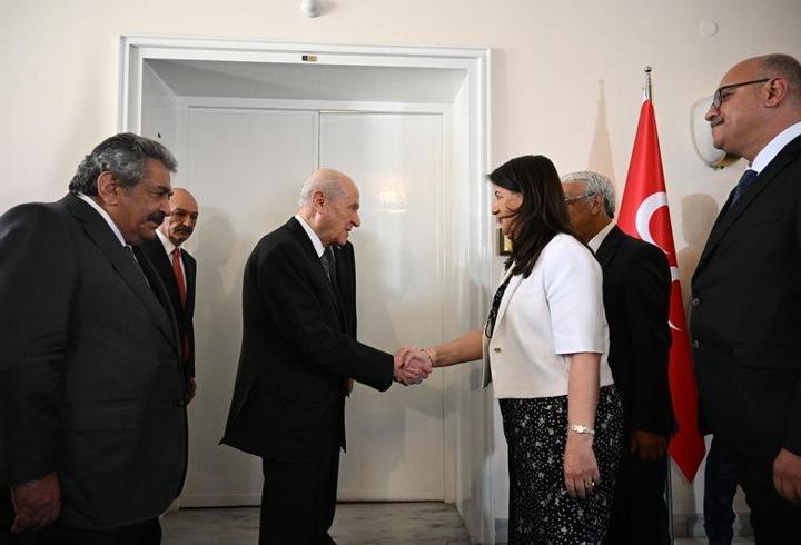 DEM Parti Heyeti'nden Devlet Bahçeli'ye ziyaret