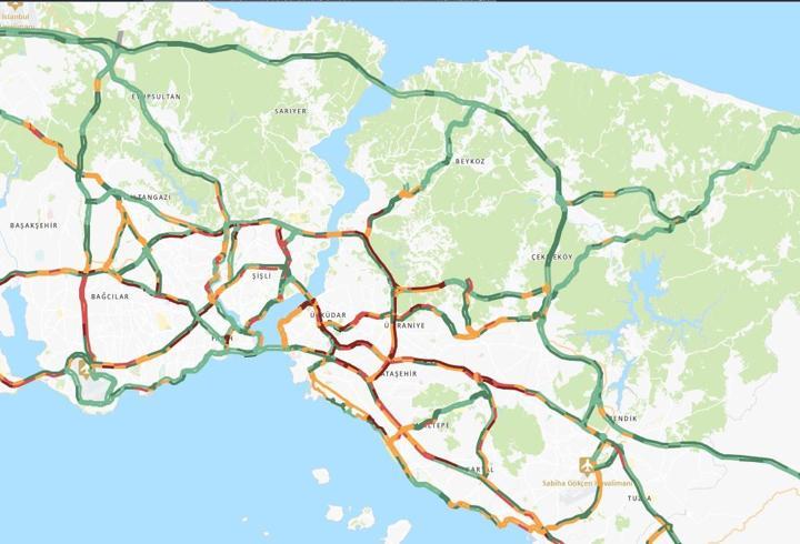 İstanbul - İstanbul'da trafik yoğunluğu -1