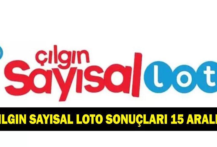ÇILSIN SAYISAL LOTO SONUÇLARI 15 ARALIK! Çılgın Sayısal Loto ne kadar devretti? Çılgın Sayısal Loto sonuç sorgulama ekranı