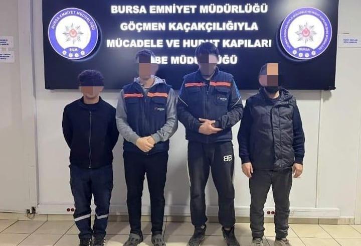 Bursa’da düzensiz göçmen denetimi; 3 bin 794 kişi sorgulandı