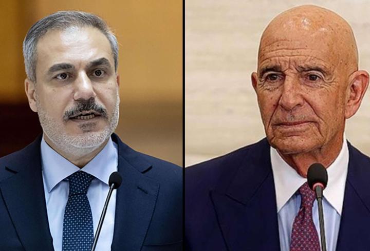 SON DAKİKA... Dışişleri Bakanı Hakan Fidan, ABD’li elçi Barrack'ı kabul etti