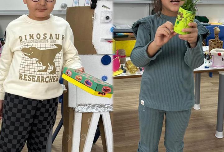 Anasınıfı öğrencilerinden ileri dönüşüm sergisi