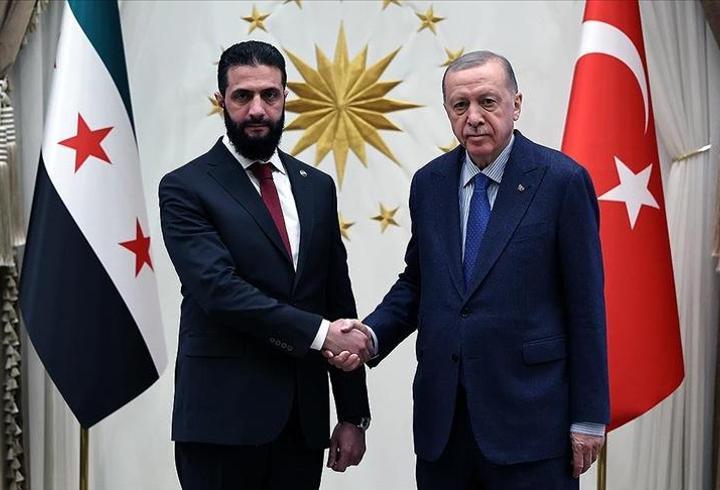 Şara'dan Cumhurbaşkanı Erdoğan'a teşekkür