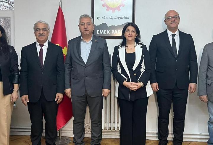 DEM Parti heyetinden, EMEP Partisi'ne ziyaret