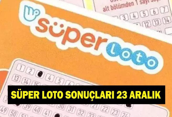 SÜPER LOTO SONUÇLARI 23 ARALIK! Süper Loto ne kadar, kaç TL devretti? Süper Loto canlı yayın izleme linki