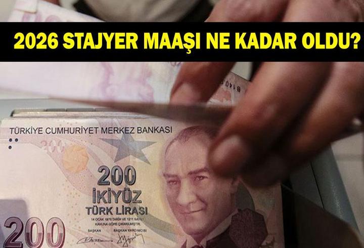 STAJYER MAAŞI NE KADAR OLDU? 2026 asgari ücret zammı sonrası stajyer maaşı yeniden hesaplandı! Yeni stajyer maaşı kaç TL?