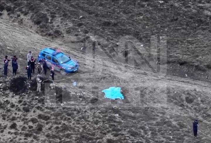 Libya heyetini taşıyan uçak düştü! Bu görüntü sadece CNN TÜRK'te: İşte enkaz alanı…