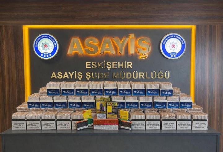 Eskişehir’de kaçakçılık operasyonunda 2 zanlı yakalandı