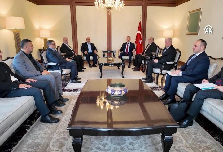 Dışişleri Bakanı Hakan Fidan, Hamas heyeti ile görüştü