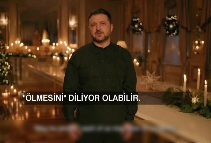 Zelenski'den Putin hedefli Noel mesajı: "Herkes o malum kişinin ölmesini diliyor olabilir"