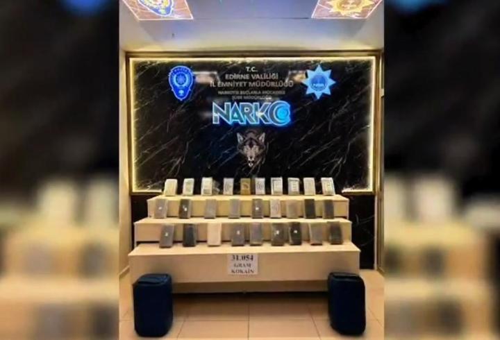 Kapıkule'de 31 kilo kokain ele geçirildi