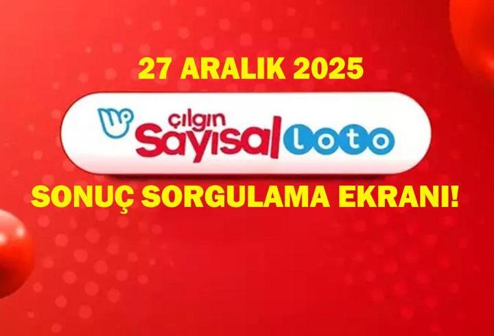 ÇILGIN SAYISAL LOTO SONUÇLARI 27 ARALIK 2025 | Çılgın Sayısal Loto sonuçları nasıl öğrenilir? 486.613.888,49 TL büyük ikramiye yine devretti!
