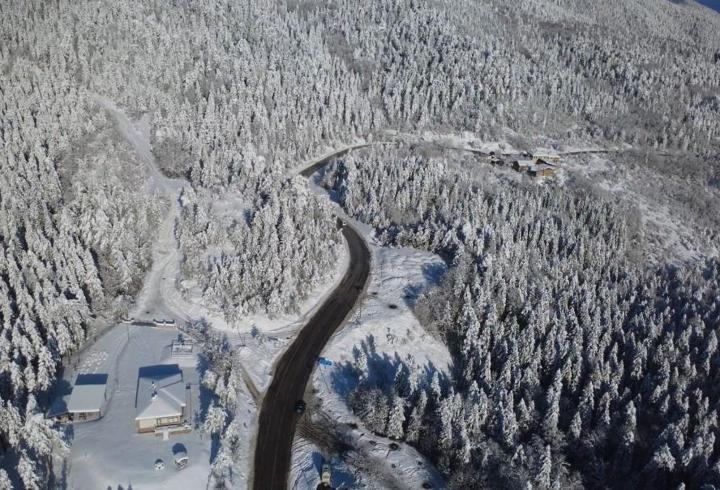 Karabük’te kar etkisini sürdürüyor