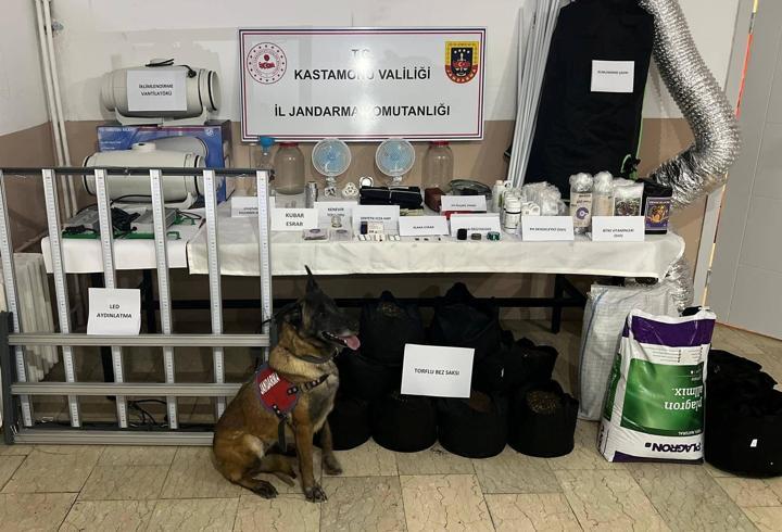 Kastamonu'da narkotik operasyonu: 6 gözaltı