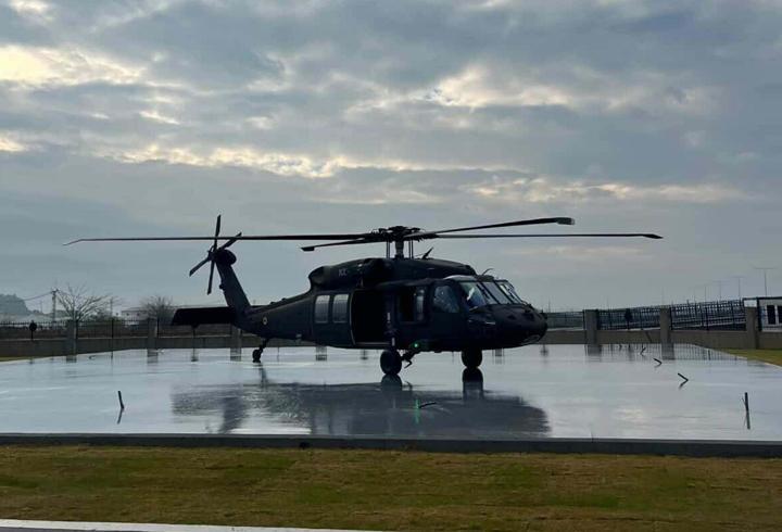 Aydın Şehir Hastanesi'nde helikopter pistinde deneme inişi